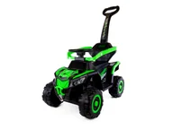 Chodziki - Speed MT280 Dziecięce autko na akumulator jeździk 3w1 z prowadnicą zielony - miniaturka - grafika 1