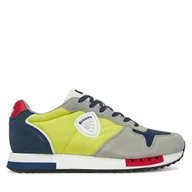Sneakersy męskie - Sneakersy Blauer S5QUEENS05 Zielony - miniaturka - grafika 1