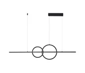 Lampy sufitowe - Immax NEO 07236L - LED Żyrandol ściemnialny LITE RONDAS LED/56W/230V Tuya + pilot - miniaturka - grafika 1