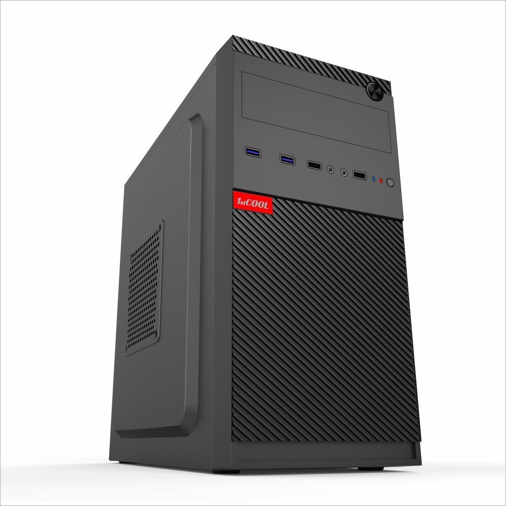 Obudowa 1stCOOL 1stCOOL skříň STEP 5, micro tower, AU, USB 3.0, bez zdroje, černá MC-STEP5-AU-USB3