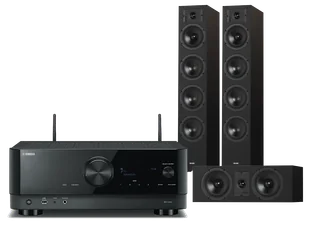 Kino domowe Yamaha RX-V4A (czarny) + Diva 6 + 7 (czarny) - Kino domowe - miniaturka - grafika 1