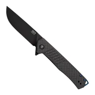 Noże - Nóż składany Tekto F1 Alpha Black Carbon Fiber, Blue HW, Black D2 - miniaturka - grafika 1