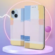 Etui i futerały do telefonów - TelForceOne Etui Smart Trendy Coloured do Samsung Galaxy S22 Ultra Pastel Square - miniaturka - grafika 1