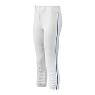 Spodnie damskie - Mizuno Damskie spodnie typu Select Belted Riped (białe/królewskie, małe) - miniaturka - grafika 1