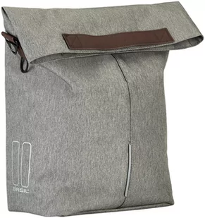 Basil Sakwa Miejska Pojedyńcza CITY SHOPPER 14-16L, szary (NEW) A-BAS-17780 - Sakwy rowerowe - miniaturka - grafika 1