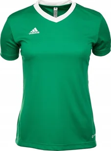Adidas Koszulka damska adidas Entrada 22 Jersey zielona HI2124 L - Koszulki i topy damskie - miniaturka - grafika 1