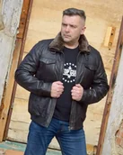 Kurtki męskie - Kurtka pilotka męska - Aviator - miniaturka - grafika 1