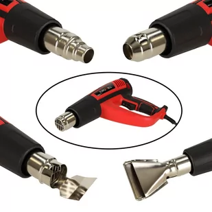 KAFUWELL Opalarka elektryczna z regulacja tempratury 0-600 st. C przepływ powietrza 300-500 l/min + 4 wymienne końcówki 1850W - Narzędzia warsztatowe KAFUWELL Opalarka elektryczna z regulacja tempratury 0-600 st. C przepływ powietrza 300-500 l/min + 4 wymienne końcówki 1850W - Narzędzia warsztatowe - miniaturka - grafika 3