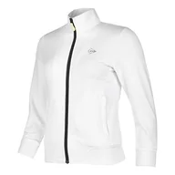 Kurtki i płaszcze dla dziewczynek - K-Swiss Performance dziewczęca D AC Club Girls Knitted Jacket Anthra kurtka, biały/antracyt, 128 - miniaturka - grafika 1