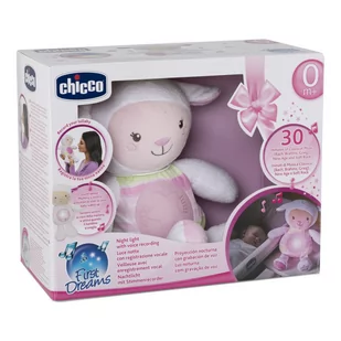 Chicco OWIECZKA Z NOCNĄ LAMPKĄ RÓŻOWA 74365 CH74365 - Maskotki i pluszaki - miniaturka - grafika 6