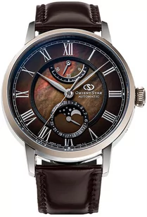 Zegarek Zegarek Orient Star RE-AY0121A00B Classic Automatic Lake Tazawa Moonphase Automatic Limited Edition - Zegarki męskie - miniaturka - grafika 1
