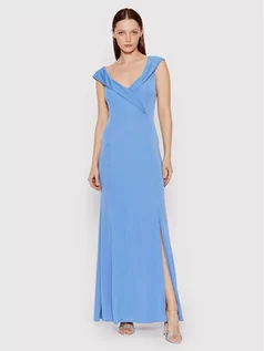 Sukienki - Rinascimento Sukienka wieczorowa CFC0018405002 Niebieski Regular Fit - grafika 1