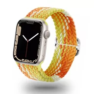Akcesoria do smartwatchy - Wymienna Pleciona Opaska Apple Watch 38/40/41Mm Żółta - miniaturka - grafika 1