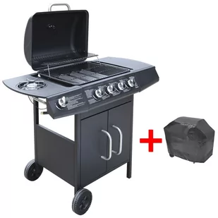 vidaXL Grill gazowy, 4+1 - Grille gazowe - miniaturka - grafika 1