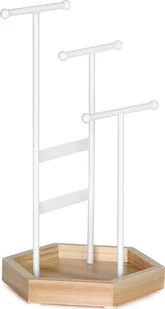 SONGMICS 20,5 x 18 x 36 cm metalowo-drewniany stojak na biżuterię drzewko na biżuterię prezent dla dziewczynki kobiety biały JJS03NW - Biżuteria - akcesoria SONGMICS 20,5 x 18 x 36 cm metalowo-drewniany stojak na biżuterię drzewko na biżuterię prezent dla dziewczynki kobiety biały JJS03NW - Biżuteria - akcesoria - miniaturka - grafika 4
