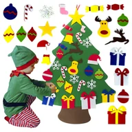 Choinki - CHOINKA filcowa kreatywna dla dzieci DIY + ozdoby - miniaturka - grafika 1