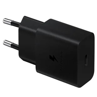 Samsung ładowarka sieciowa USB Typ C 15W PD AFC czarny (EP-T1510NBEGEU) - Ładowarki do telefonów - miniaturka - grafika 1