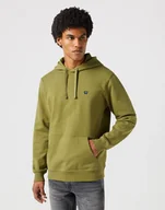 Bluzy męskie - Męska bluza z polaru Wrangler SIGN OFF HOODIE XL - miniaturka - grafika 1