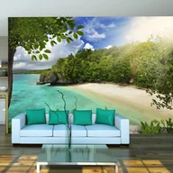 Fototapety - Fototapeta samoprzylepna - Słoneczna plaża (rozmiar 98x70) - miniaturka - grafika 1