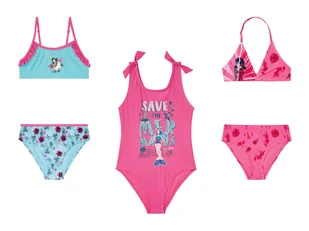 Strój kąpielowy lub bikini dziewczęce z bohaterami bajek - Szlafroki dla dzieci - miniaturka - grafika 1