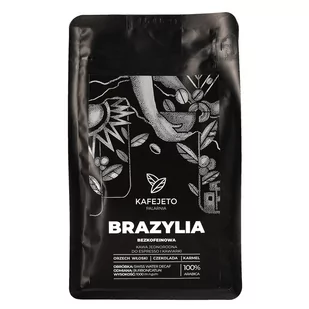 Kawa ziarnista Kafejeto Palarnia Bezkofeinowa Brazylia ESPRESSO 250g - Kawa - miniaturka - grafika 1
