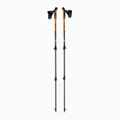 Kije trekkingowe - Kije nordic walking GABEL Carbon XT 3S 100 F.L. czarno-pomarańczowe 7009351420000 - miniaturka - grafika 1