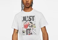 Koszulki męskie - Nike Manga Art Just Do It Tee White - miniaturka - grafika 1