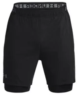 Spodenki męskie - Spodenki męskie UNDER ARMOUR Sportowe UA Vanish Woven 2w1 czarne - miniaturka - grafika 1
