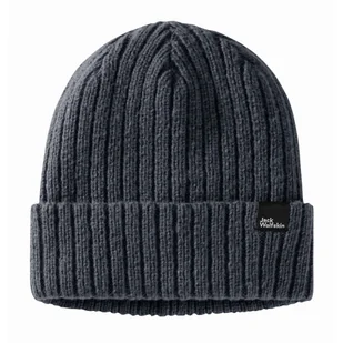 Czapka zimowa Jack Wolfskin CUSHY BEANIE night blue - S - Czapki męskie - miniaturka - grafika 1