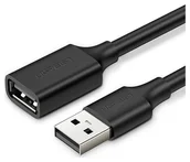 Kable USB - Ugreen US103 USB 2.0 przedłużający, 1.5m czarny - miniaturka - grafika 1