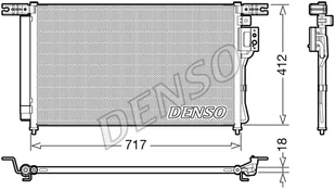 CHŁODNICA KLIMATYZACJI DENSO DCN41008 976062B200 HYUNDAI - Chłodnice - miniaturka - grafika 1