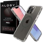 Etui i futerały do telefonów - Etui obudowa Spigen Ultra Hybrid Mag do Apple iPhone 13 Pro Max Graphite + Szkło - miniaturka - grafika 1