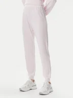 Spodnie sportowe damskie - Guess Spodnie materiałowe O5GB05 KCQP2 Różowy Regular Fit - miniaturka - grafika 1