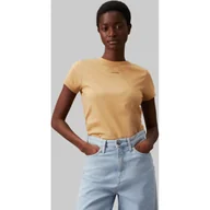 Koszulki i topy damskie - Calvin Klein T-shirt | Slim Fit - miniaturka - grafika 1