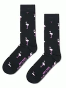 Skarpetki męskie - Happy Socks Skarpety "Famingo" w kolorze czarno-jasnoróżowym - miniaturka - grafika 1