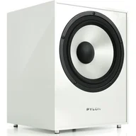 Głośniki i kolumny - Pylon Audio Pearl Sub – Subwoofer aktywny HIGH Gloss White - miniaturka - grafika 1