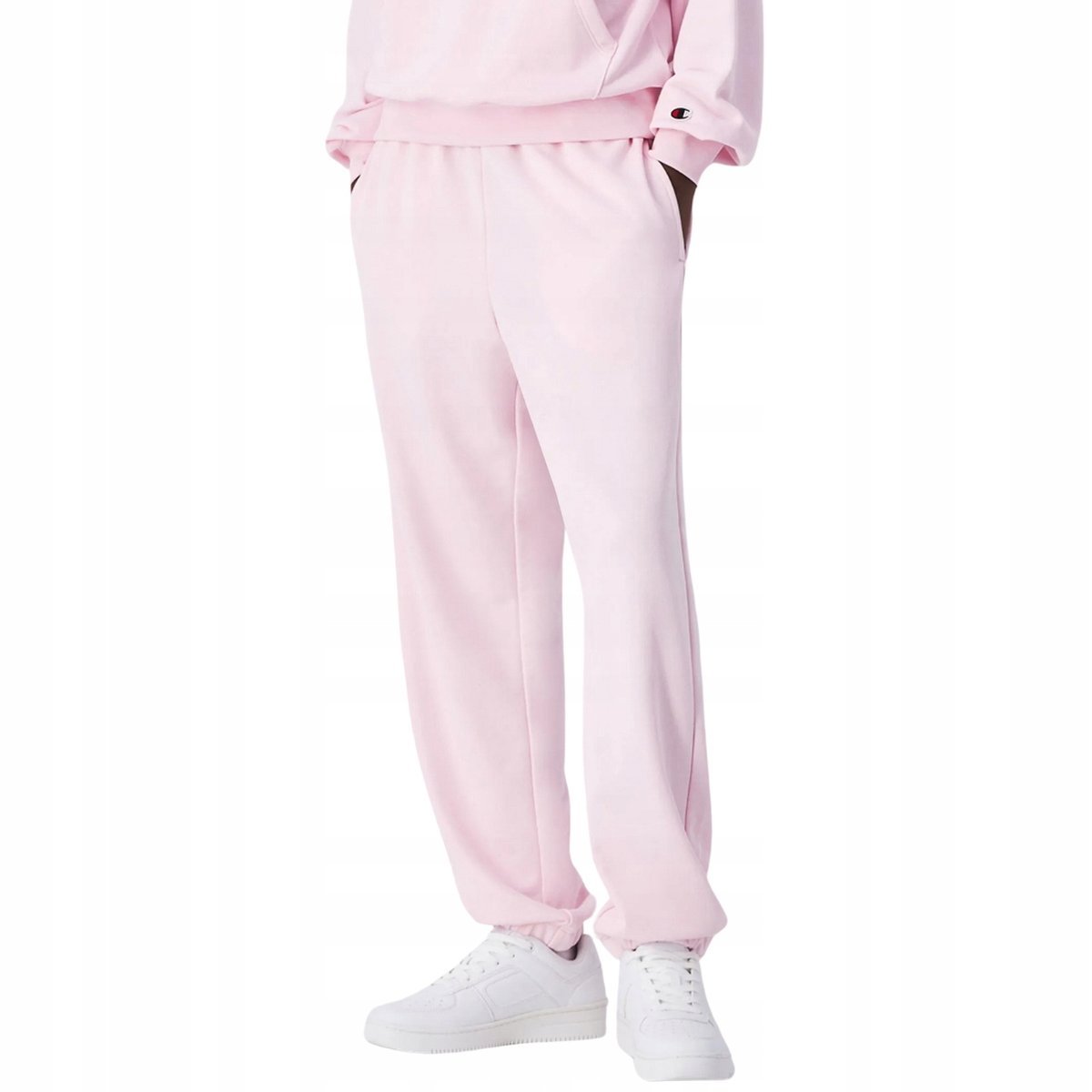 Spodnie damskie Champion Elastic Cuff Pants jasnoróżowe 117790 PS195 S