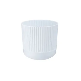 Doniczka z podstawką NOSTALGIA 18 cm 29403 biały - Donice - miniaturka - grafika 1