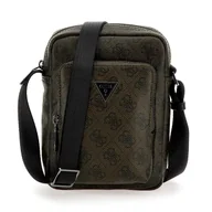 Torby męskie - Saszetka Guess Vezzola Smart HMEVZL P3163 Zielony - miniaturka - grafika 1