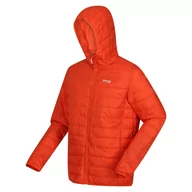 Kurtki męskie - Regatta Męska Kurtka Pikowana z Kapturem + Worek Hillpack Pomarańczowy, Rozmiar: 4XL - miniaturka - grafika 1