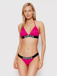 Stroje kąpielowe - Calvin Klein Swimwear Dół od bikini KW0KW01727 Różowy - grafika 1