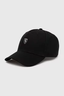 Czapki męskie - Puma czapka z daszkiem kolor czarny gładka - grafika 1