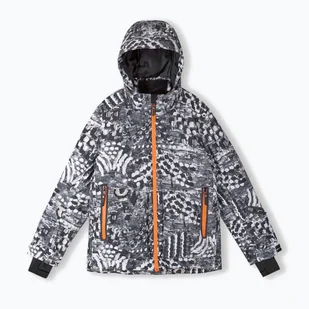 Kurtka narciarska dziecięca Reima Tirro biało-czarna 5100075B-9992 128 - Kurtki narciarskie - miniaturka - grafika 1