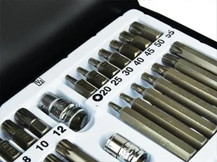 Geko Klucze Torx Spline Imbusowe Bity 40 el. CrV - Klucze i nasadki - miniaturka - grafika 2