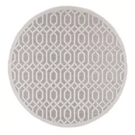 Dywany zewnętrzne - Beżowy okrągły dywan odpowiedni na zewnątrz ø 160 cm Mondo – Flair Rugs - miniaturka - grafika 1