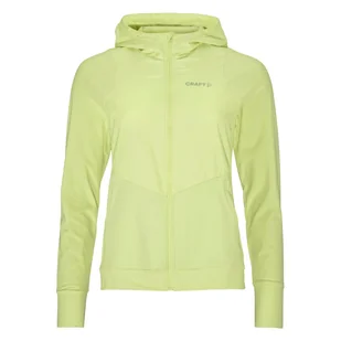Damska Bluza CRAFT ADV ESSENCE JERSEY HOOD JACKET 2 W 1915288-507000 – Zielony - Bluzy damskie - miniaturka - grafika 1