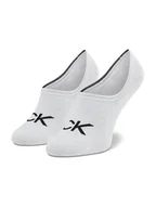 Skarpetki damskie - Calvin Klein Skarpety Stopki Damskie 701218773 Biały - miniaturka - grafika 1