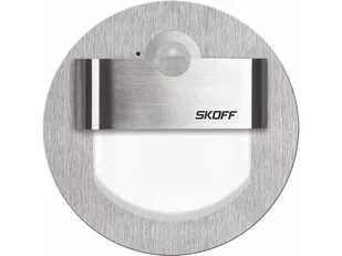 Oprawa schodowa LED z czujnikiem SZLIF INOX 1W NW 4000K RUEDA PIR SKOFF - Oprawy, klosze i abażury - miniaturka - grafika 1