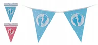 Baby shower i roczek - Girlanda Na Narodziny Ozdoba Baby Shower 3,5 M - miniaturka - grafika 1