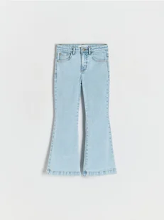 Reserved - Jeansy flare high waist - niebieski - Spodnie i spodenki dla dziewczynek - miniaturka - grafika 1
